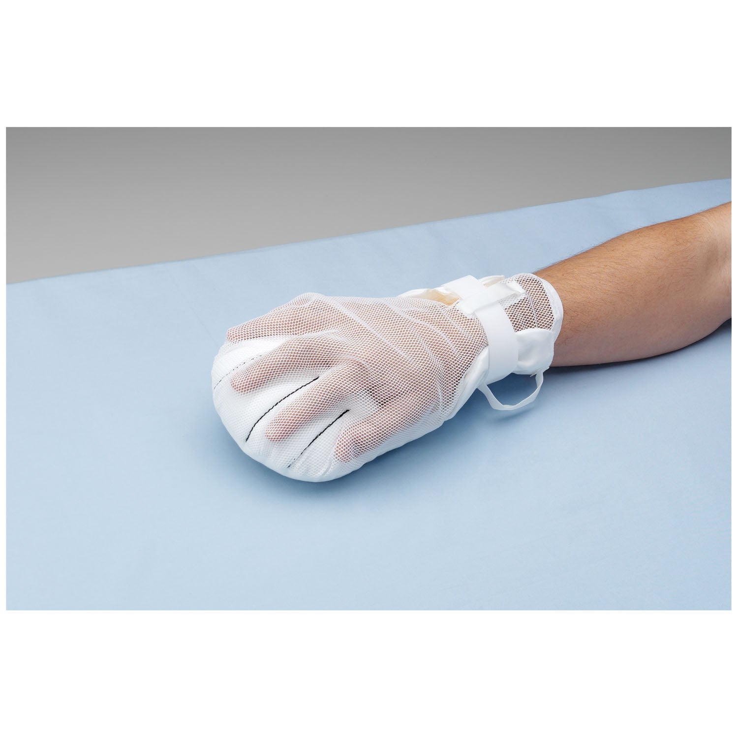 2816 - TIDI Products, LLC - Posey Hand Control Mitt, One Size Fits Most, Hook and Loop Closure, 1-Strap, Seperates Fingers, Mesh/Fiber Fill, White (Continental US + HI Only)    , pr