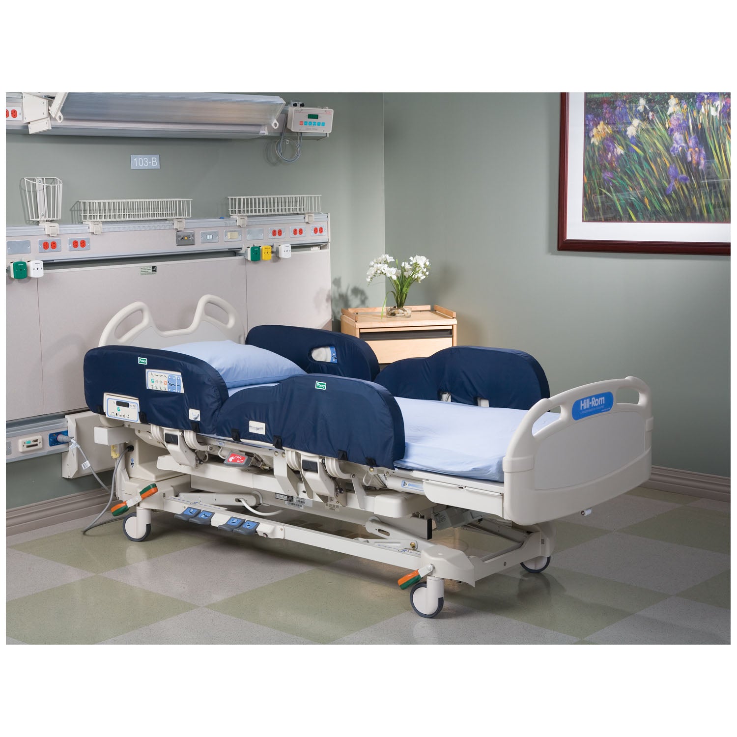 5743 - TIDI Products, LLC - VersaCare Med/Surg Beds, Upper, 31 1/2"L x 11 1/2"W x 2 1/2"H, Lower, 34 1/2"L x 10 1/2"W x 2 1/2"H, 4/set (Continental US + HI Only)    , st
