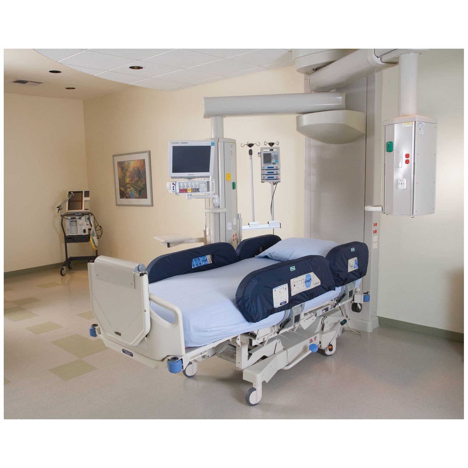 5746 - TIDI Products, LLC - TotalCare Med/Surg Beds, Upper, 24 1/2"L x 11 3/4"W x 3"H, Lower, 39 1/2"L x 11 3/4"W x 3"H, 4/set (Continental US + HI Only)    , st