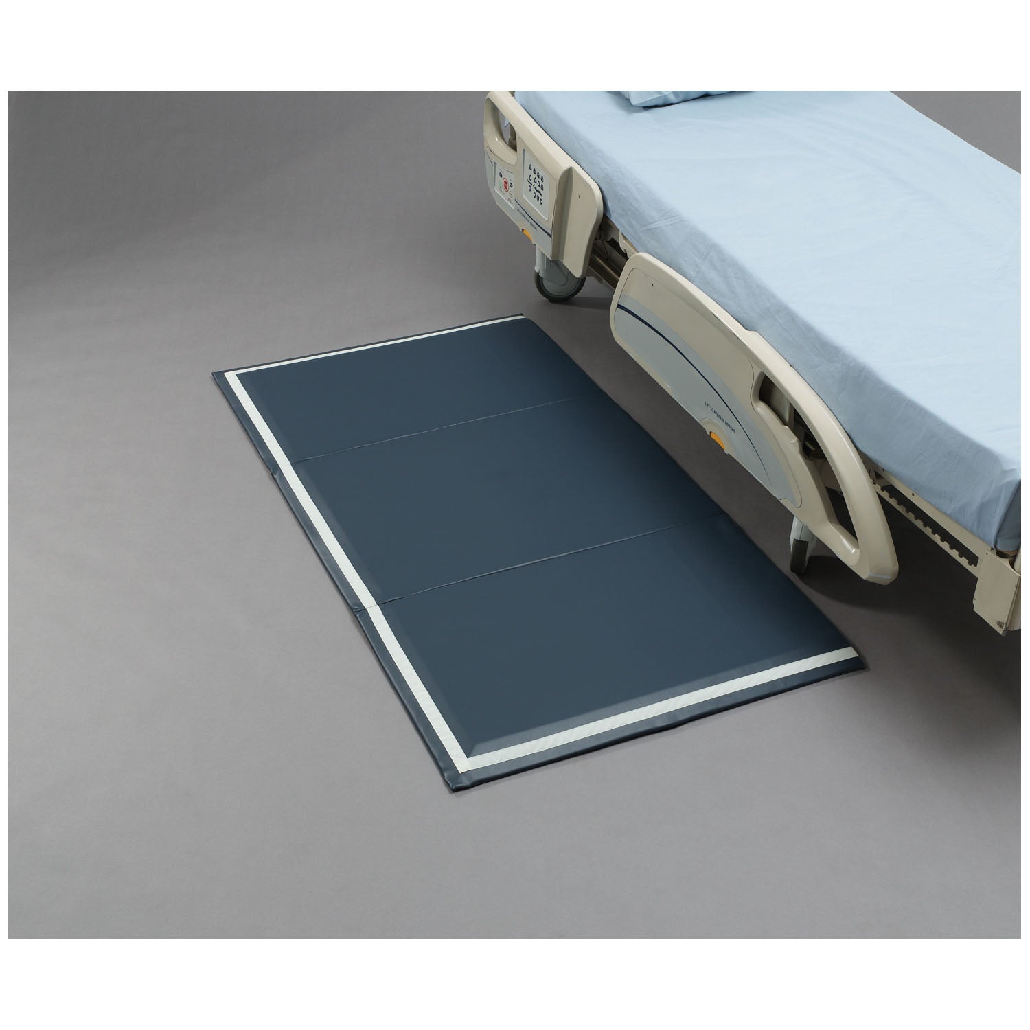 6027R - TIDI Products, LLC - Beveled Floor Cushion, Reflective, Tri-Fold, 70"L x 38"W x 1"H (Continental US + HI Only)    , ea