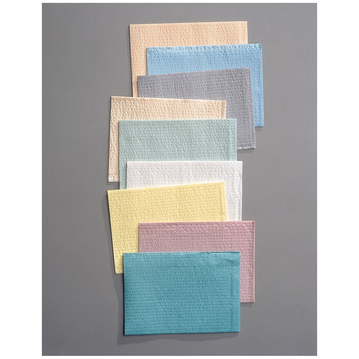 917468 - TIDI Products, LLC - Towel, 2-Ply Tissue & Poly, Peach, 13" x 18", 500/cs    , cs