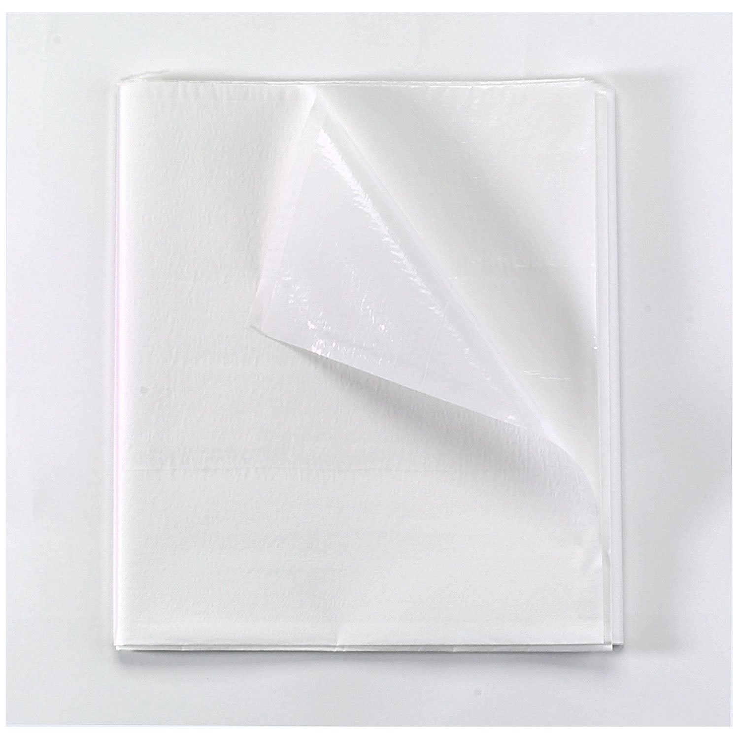 919396 - TIDI Products, LLC - 床單，60 英寸 x 96 英寸，白色，25 件/箱，cs