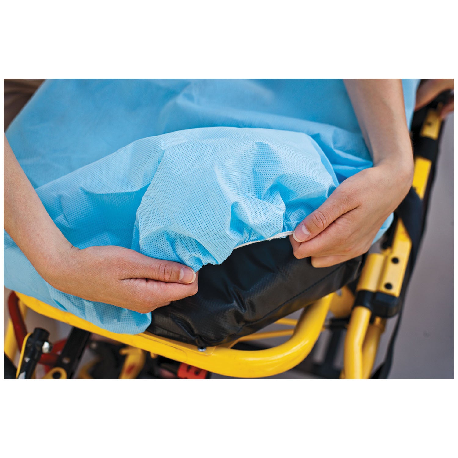 980928 - TIDI Products, LLC - Drape/ Stretcher Sheet, Tissue/ Poly, 40" x 90", Blue, 50/cs (36 cs/plt)    , cs