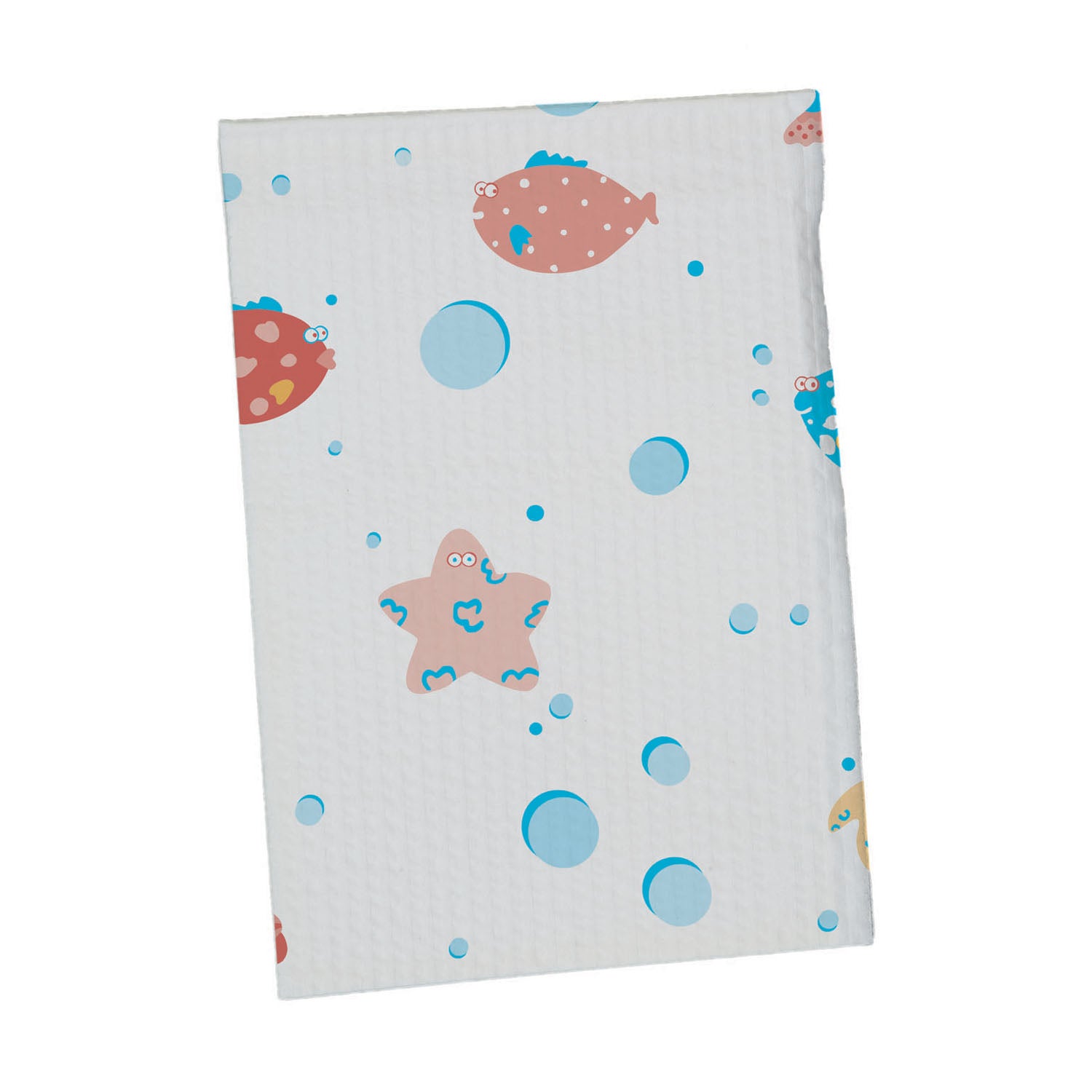 981636 - TIDI Products, LLC - Bata pediátrica, bajo el mar, 21" x 36", T/P/T, 50/caja (próximamente descontinuada)