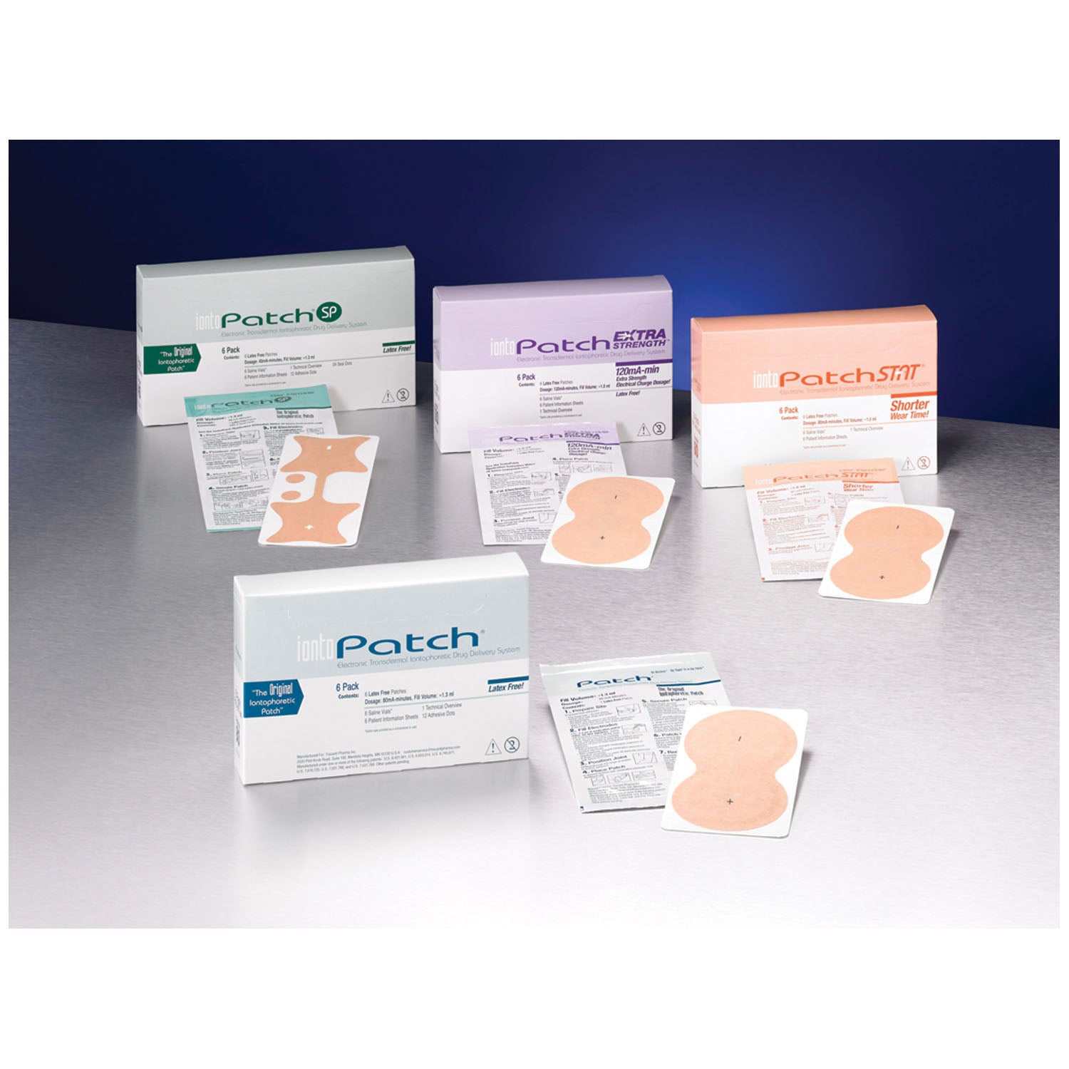 0027080 - LTS Therapy Systems - IontoPatch 80 mA-min, 6/caja (18 cajas/plt) (026501) (Solo para ventas en EE. UU.) (El artículo está en espera de pedido del fabricante con una fecha de lanzamiento prevista para octubre de 2025), caja