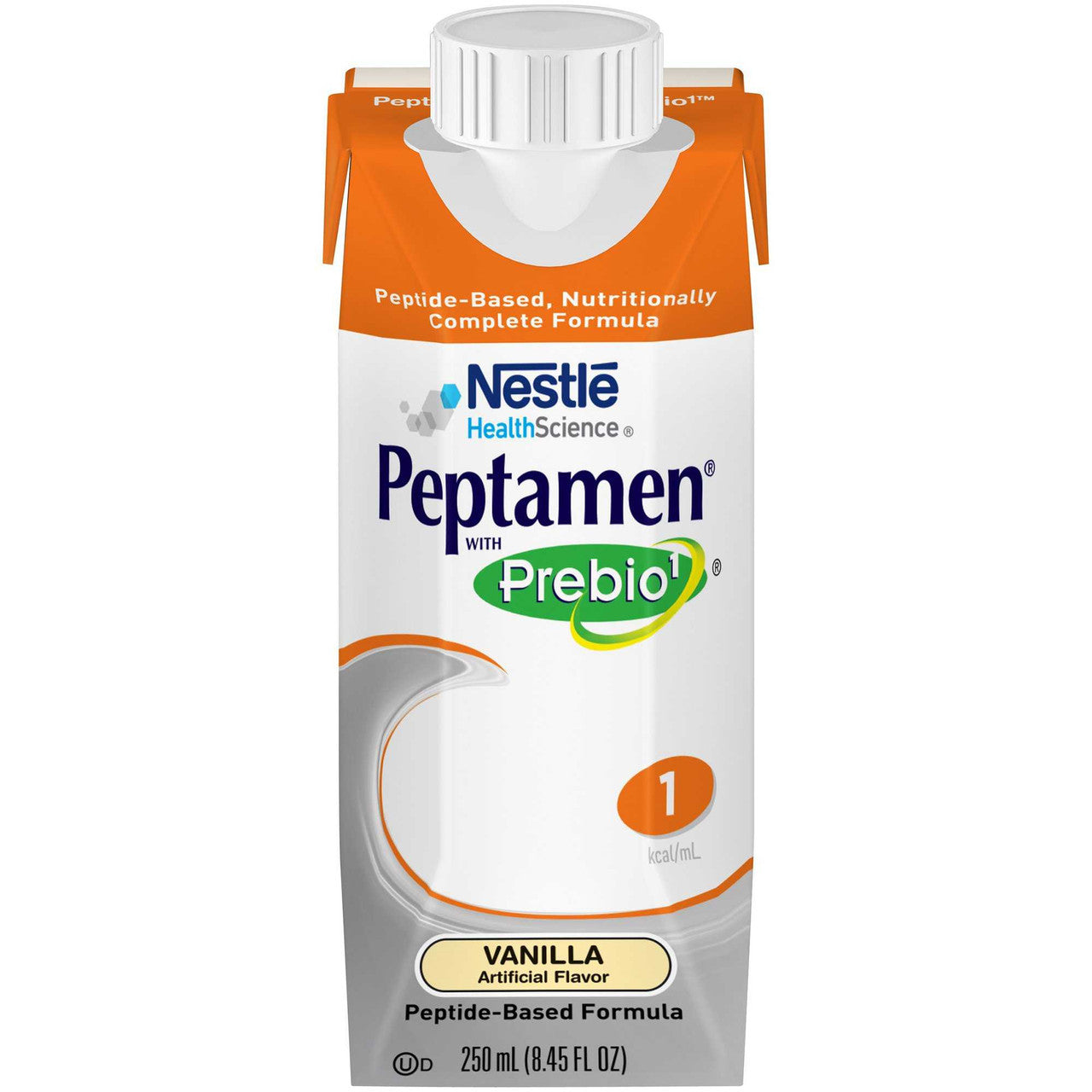 746883 - Peptamen - Peptamen with Prebio 1 Oral Supplement Vanilla Flavor Liquid 250 mL Carton, Case of 24, (CS)