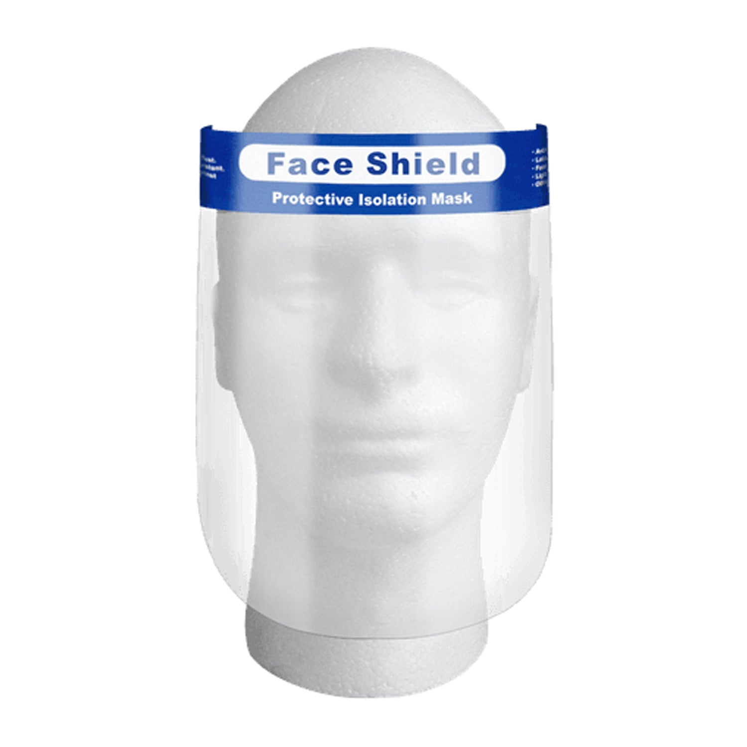 MD0502104 - TrustMD - Protector facial completo con casco de espuma, 200 unidades por caja (20 unidades por paquete)