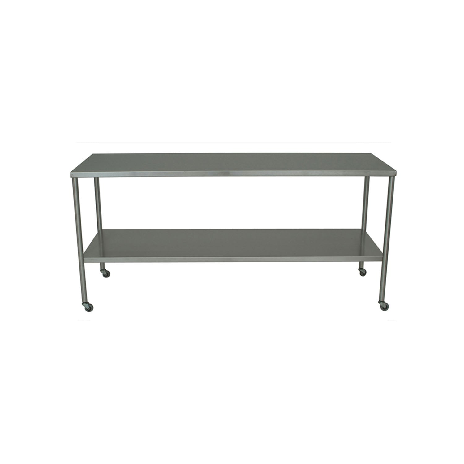 SS8000 - UMF Medical - Instrument Table with Shelf, Stainless Steel, 24" x 72" (DROP SHIP ONLY)    , ea