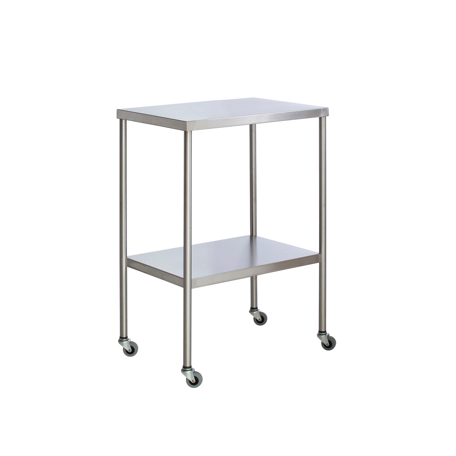 SS8018 - UMF Medical - Instrument Table with Shelf, Stainless Steel, 16" x 20" (DROP SHIP ONLY)    , ea