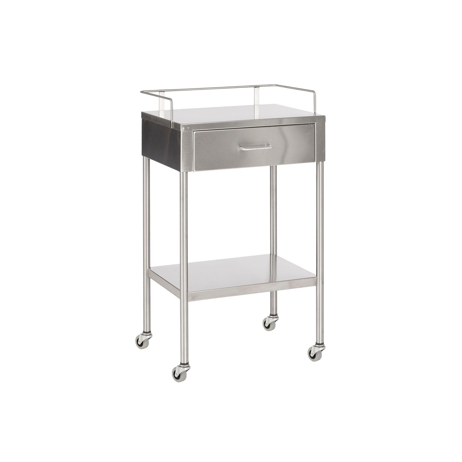 SS8153 - UMF Medical - Utility Table, Stainless Steel, One (1) Drawer, One (1) Shelf, 20"W x 35.25"H x 16"D (DROP SHIP ONLY)    , ea