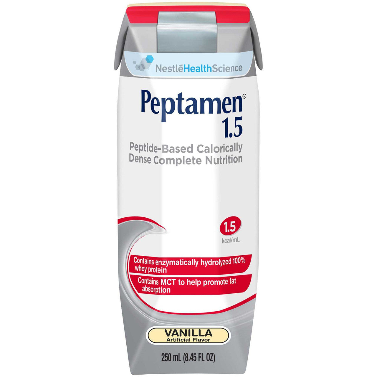 467630 - Peptamen - Peptamen 1.5 Oral Supplement Vanilla Flavor Liquid 250 mL Carton, Case of 24, (CS)