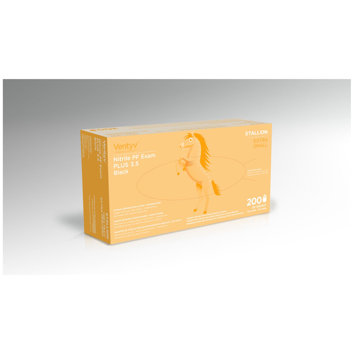 10318107 - Ventyv - Glove, Exam, Nitrile, Plus, Stallion, Powder-Free, X-Small, 100/bx, 10bx/cs (Continental US Only)    , cs