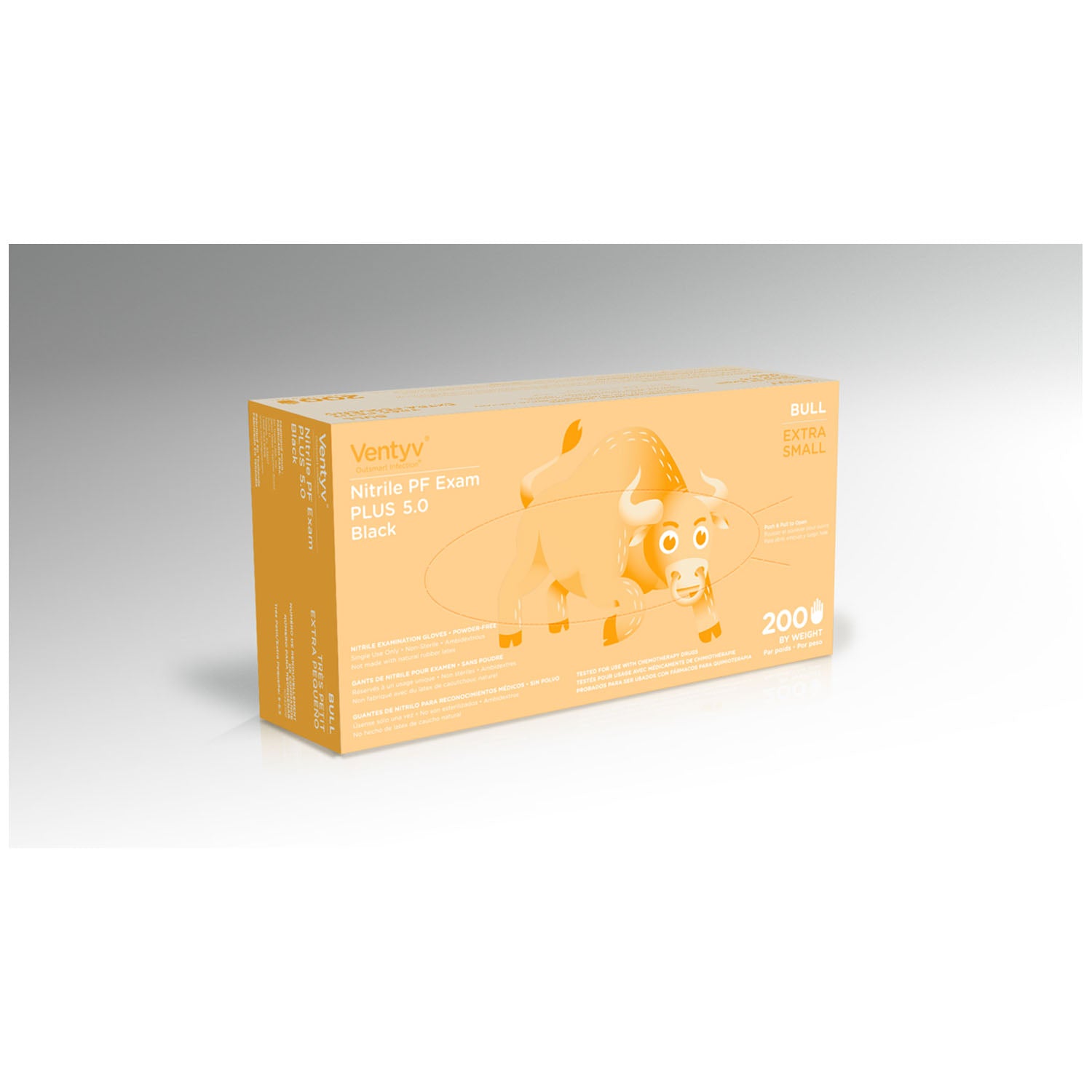 10318108 - Ventyv - Glove, Exam, Nitrile, Plus, Bull, Powder-Free, X-Small, 100/bx, 10bx/cs (Continental US Only)    , cs