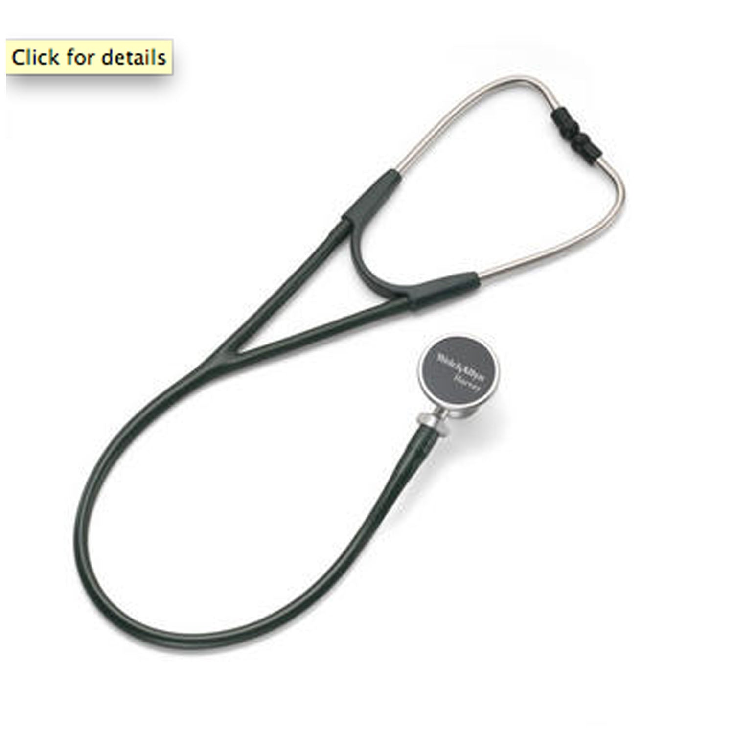 5079-328 - Hillrom - Harvey Deluxe Double Head Stethoscope, Forest Green, 28" (US Only)    , ea