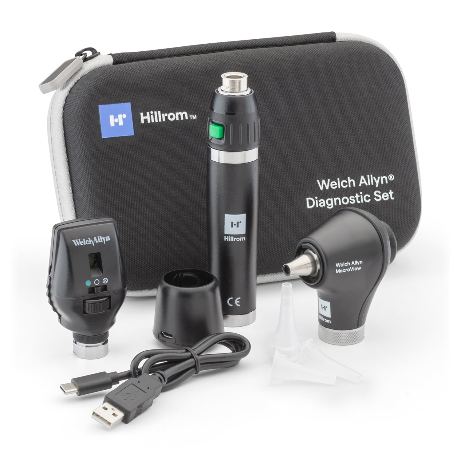 71-SM2LXU - Hillrom - Diagnostic Set, Macroview Otoscope, 117 LED, Lithium-Ion (US Only) (HAZMAT Fees Apply, cannot ship via Air or to AK, GU, HI, MP, PR, VI)  REQUIRES HAZMAT SHIPMENT , ea