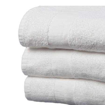 1060342 - LEW JAN TEXTILE - Bath Towel 22 x 44 Inch White V11-224460 One Dozen, (DZ)