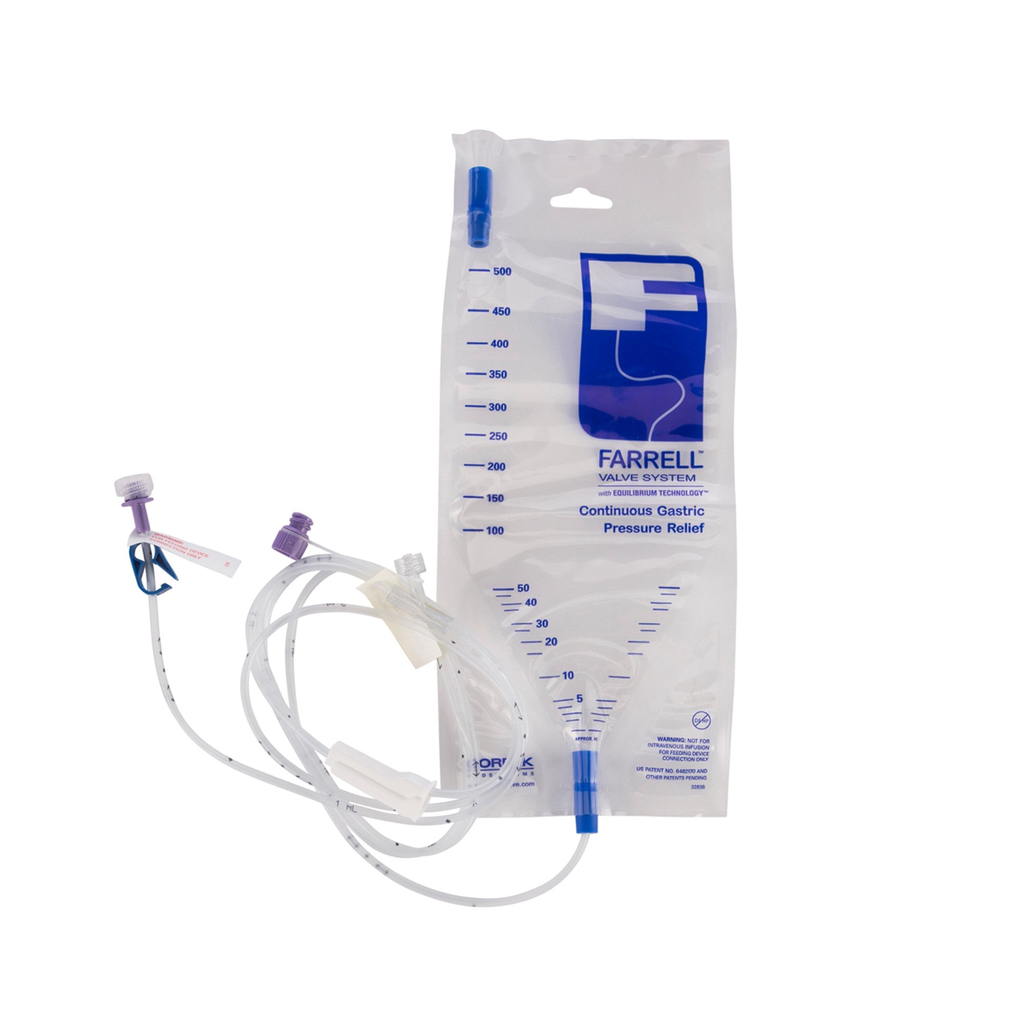 1001072 - Farrell - Farrell Enteral Gastric Pressure Device, 43-4100, Case of 30, (CS)