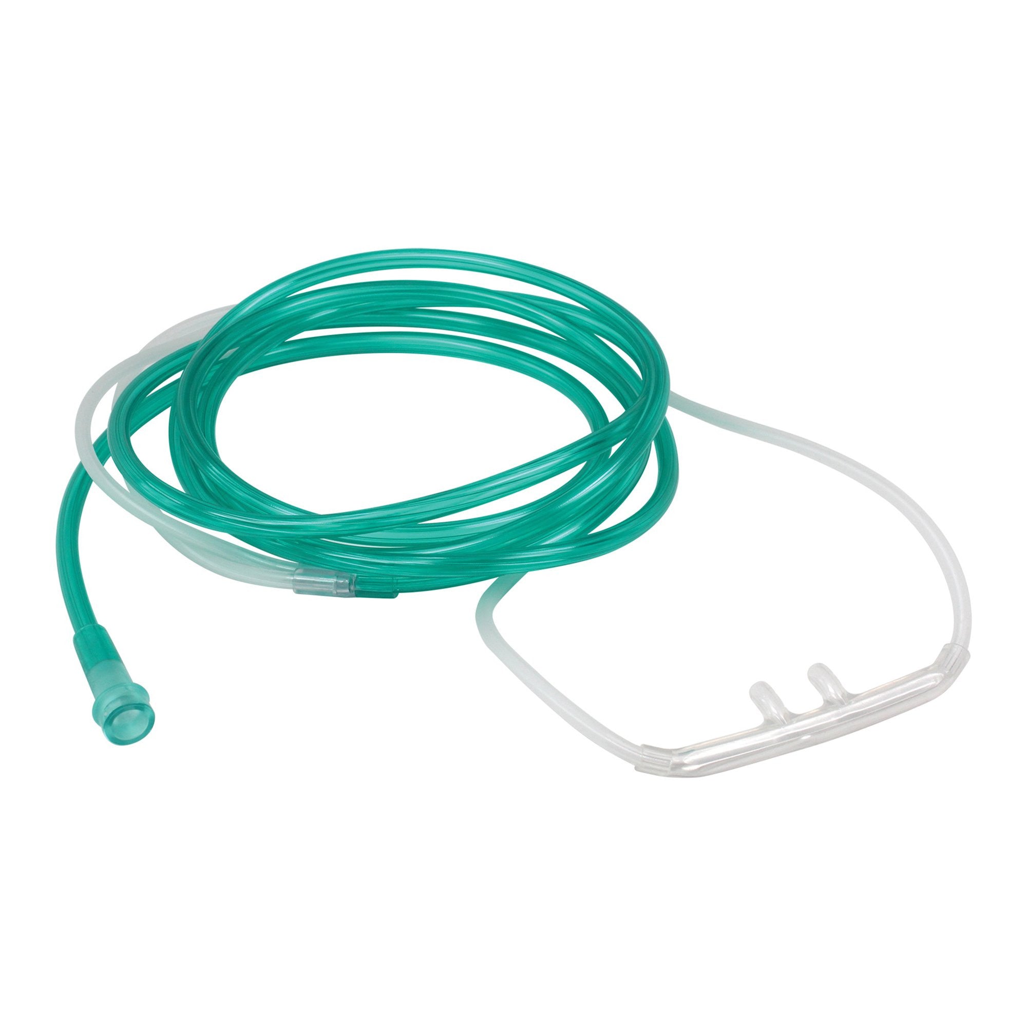 853478 - Sunset - Nasal Cannula Adult Curved Prong / NonFlared Tip 7 Foot Tubing, RES1107SHF, Case of 25, (CS)