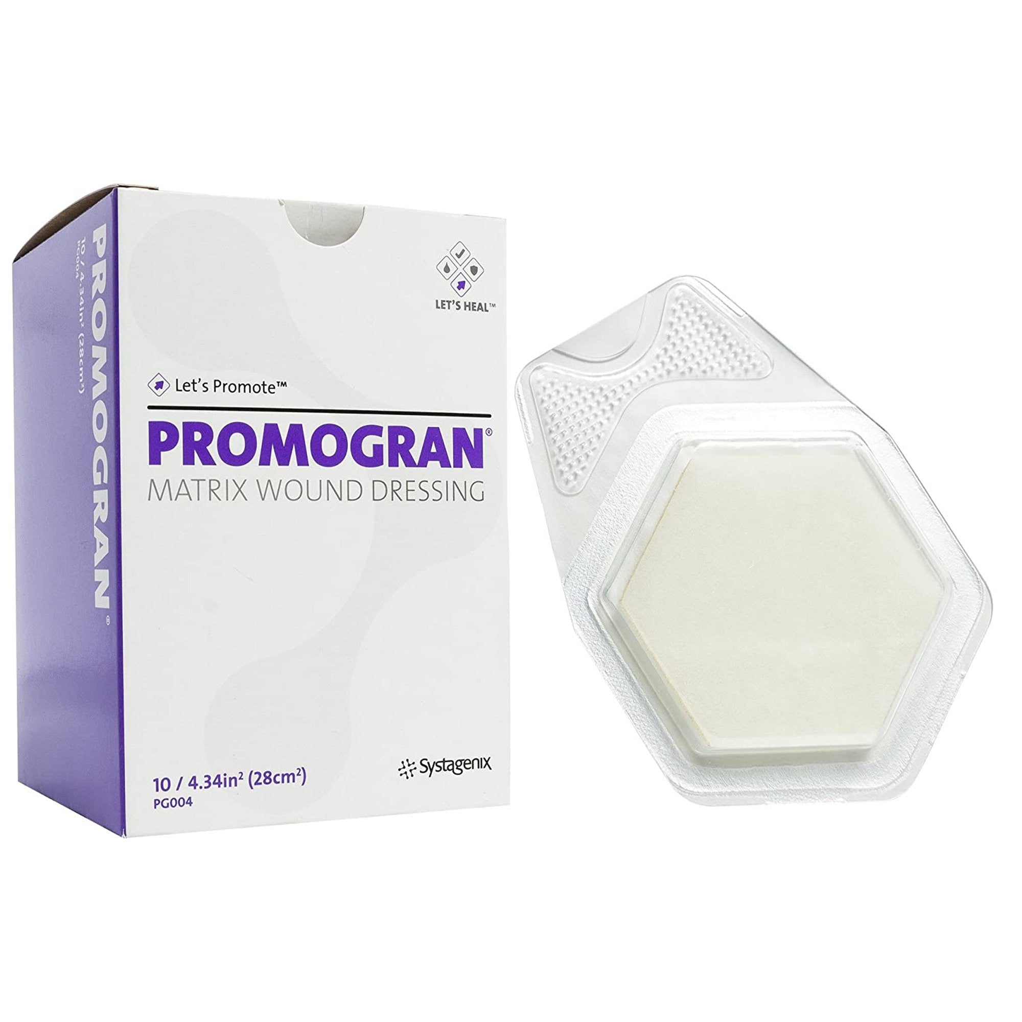 449317 - 3M - 3M Promogran Matrix Collagen Dressing 4 Square Inch Hexagon Sterile, PG004, Box of 10, (BX)