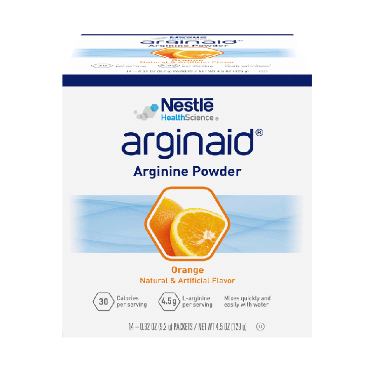 746879 - Arginaid - Arginaid Oral Supplement Orange Flavor Powder 0.32 oz. Individual Packet Pack of 1, (EA)