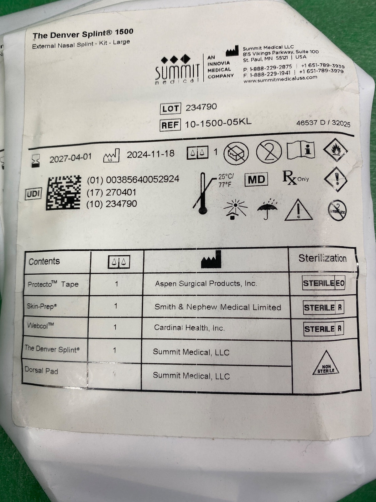 10-1500-05KL - SUMMIT MEDICAL - Elite Less Aggressive Neuro Burr, 3 dia. x 3.8 mm Head Length, (EA/1)