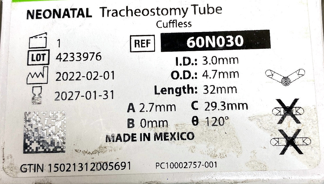 60N030 - SMITHS MEDICAL - Bivona, (BX/1)