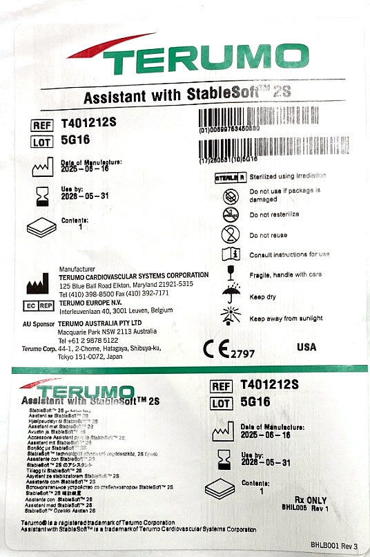 T401212S - TERUMO - Assistant whit stable soft, (EA/1)