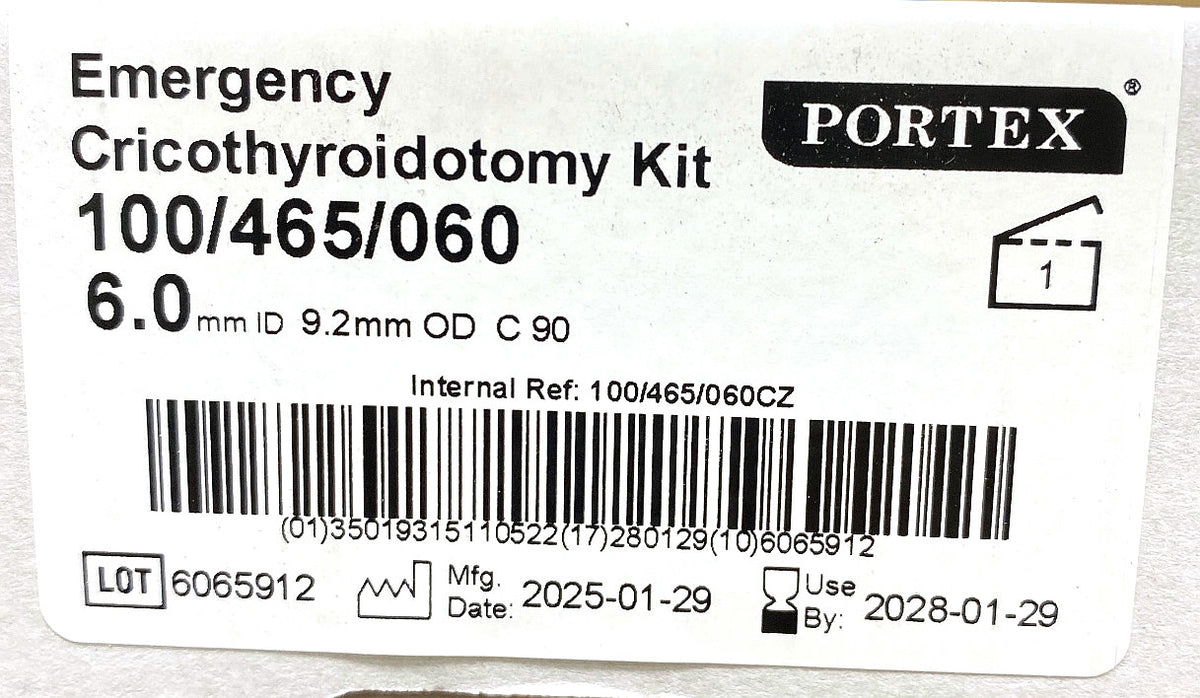 100/465/060 - SMITHS MEDICAL - Portex, (BX/1)