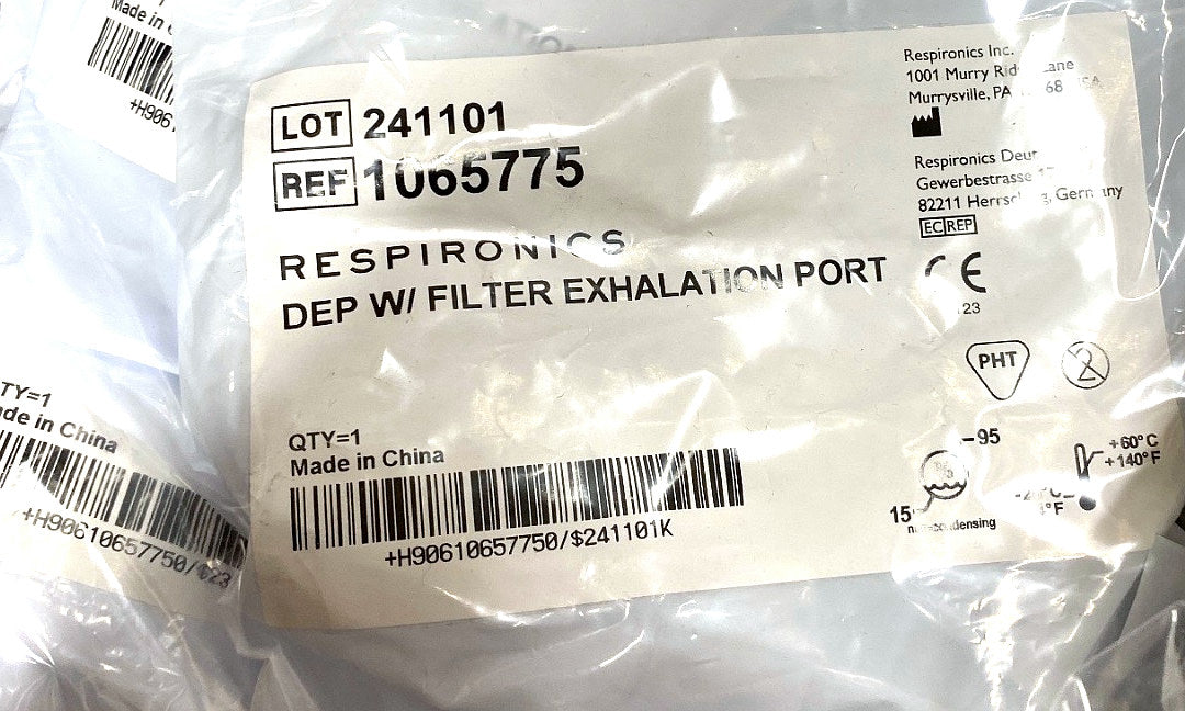 1065775 - RESPIRONICS - Dep w filter exhalation port, (EA/1)