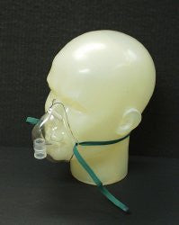 312537 - Salter Labs - Salter Labs Aerosol Mask Elongated Style Adult One Size Fits Most Adjustable Head Strap, 8100-0-50, Case of 50, (CS)