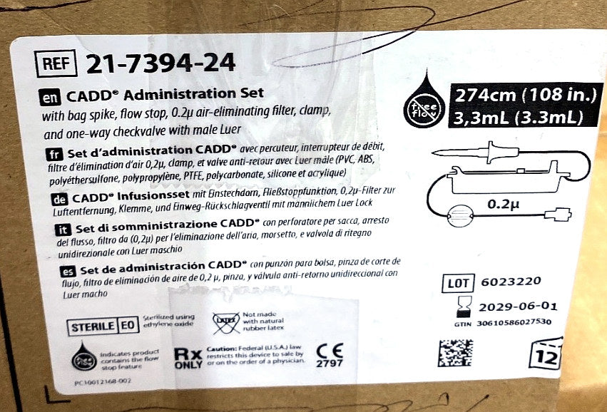 21-7394-24 - SMITHS MEDICAL - CADD, (BX/12)