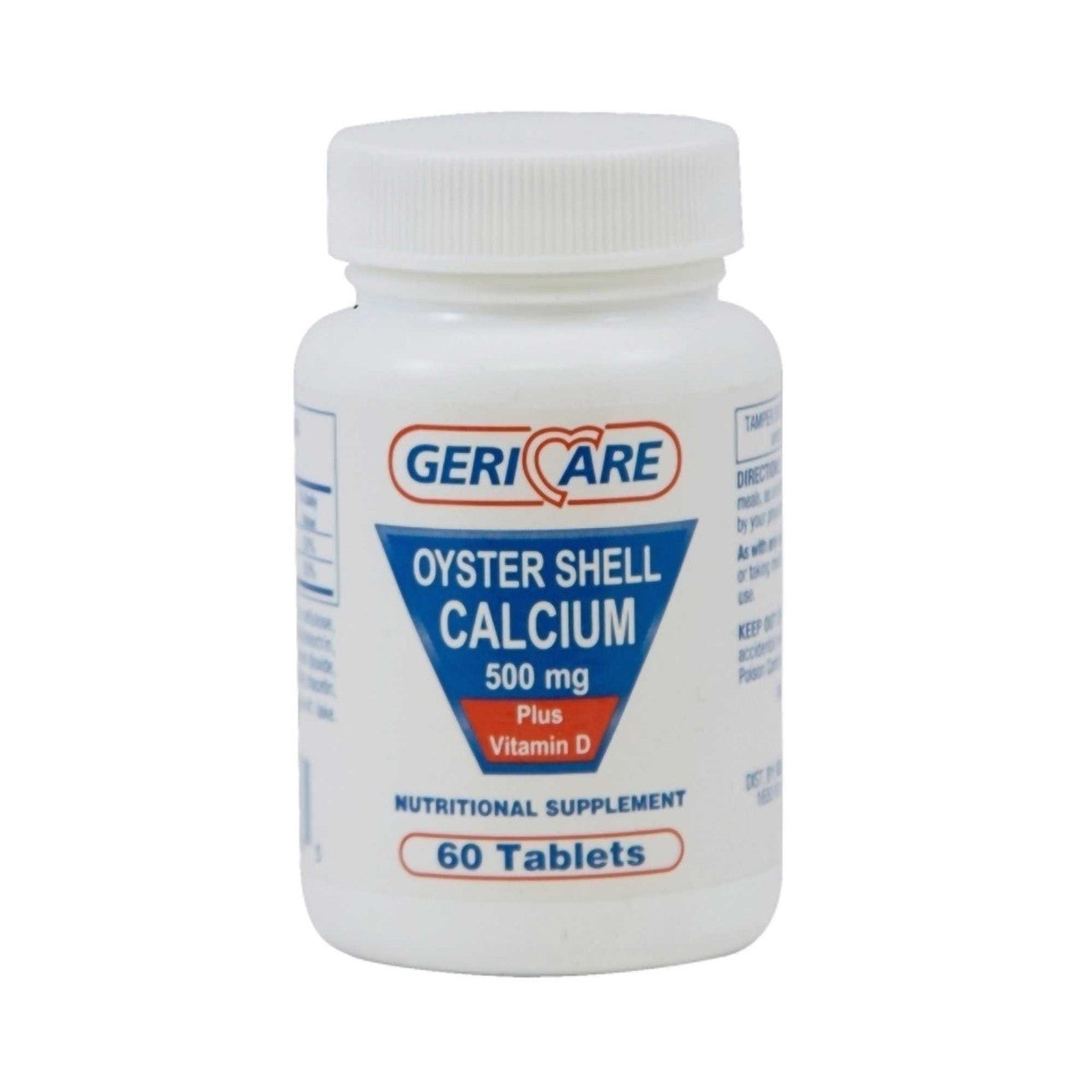 774605 - Geri-Care - Joint Health Supplement Geri-Care Oyster Shell 500 mg Strength Tablet 742-06-GCP Case of 12, (CS)