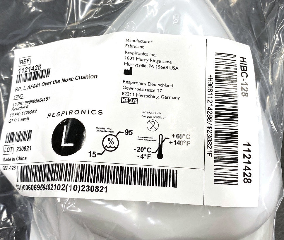1121428 - RESPIRONICS - RP l af541 over the nose cushion, (EA/1)