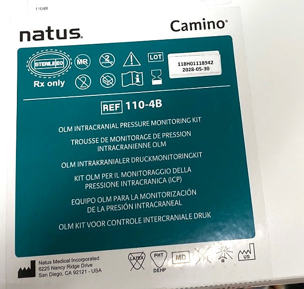 1104B - NATUS - OLM INTRACRANIAL PRESSURE MONITORING KIT, (BX/1)