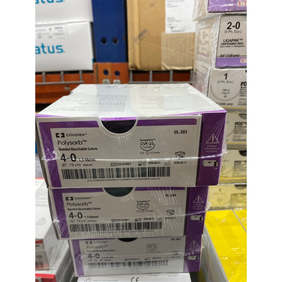 UL-203 - COVIDIEN - Braided Absorbable Suture, (BX/36)