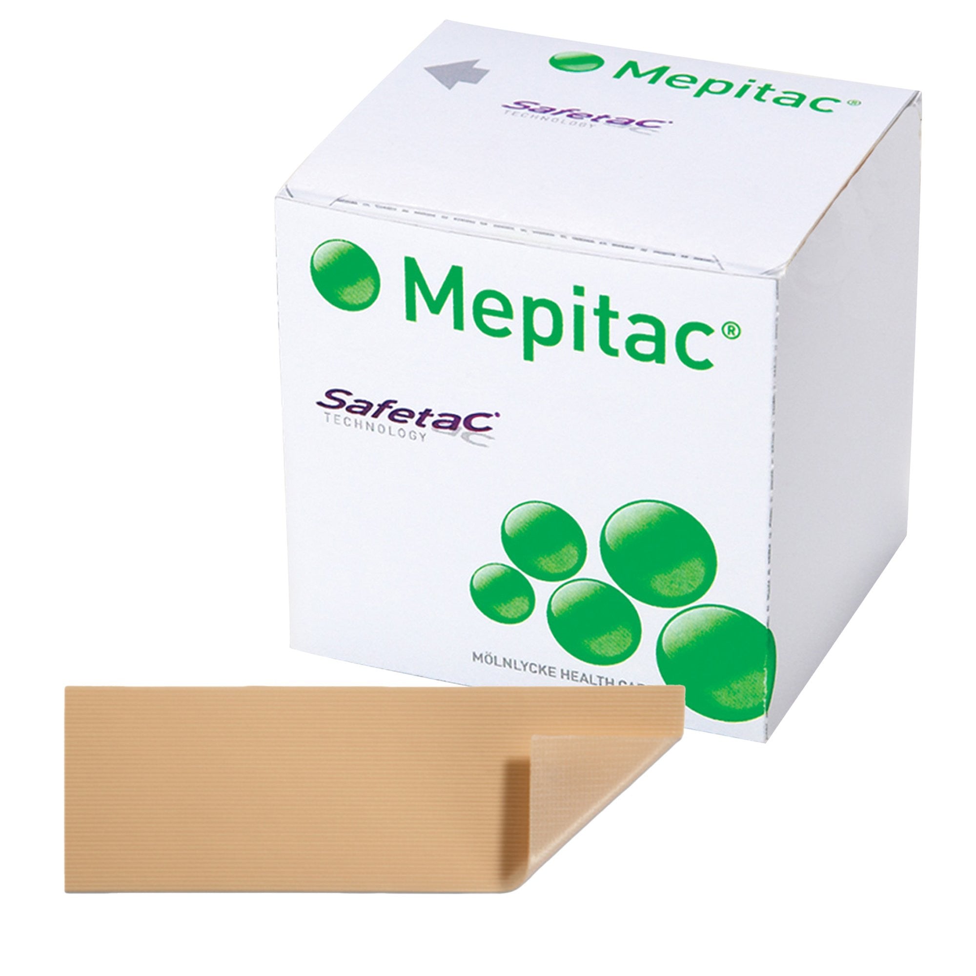 548917 - Mepitac - Mepitac Medical Tape Tan 3/4 X 118 in Silicone, 298300, Case of 12, (CS)