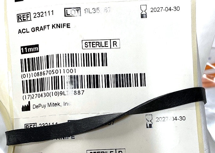 232111 - MEDOS INTERNATIONAL - ACL GRAFT KNIFE 11mm, (EA/1)