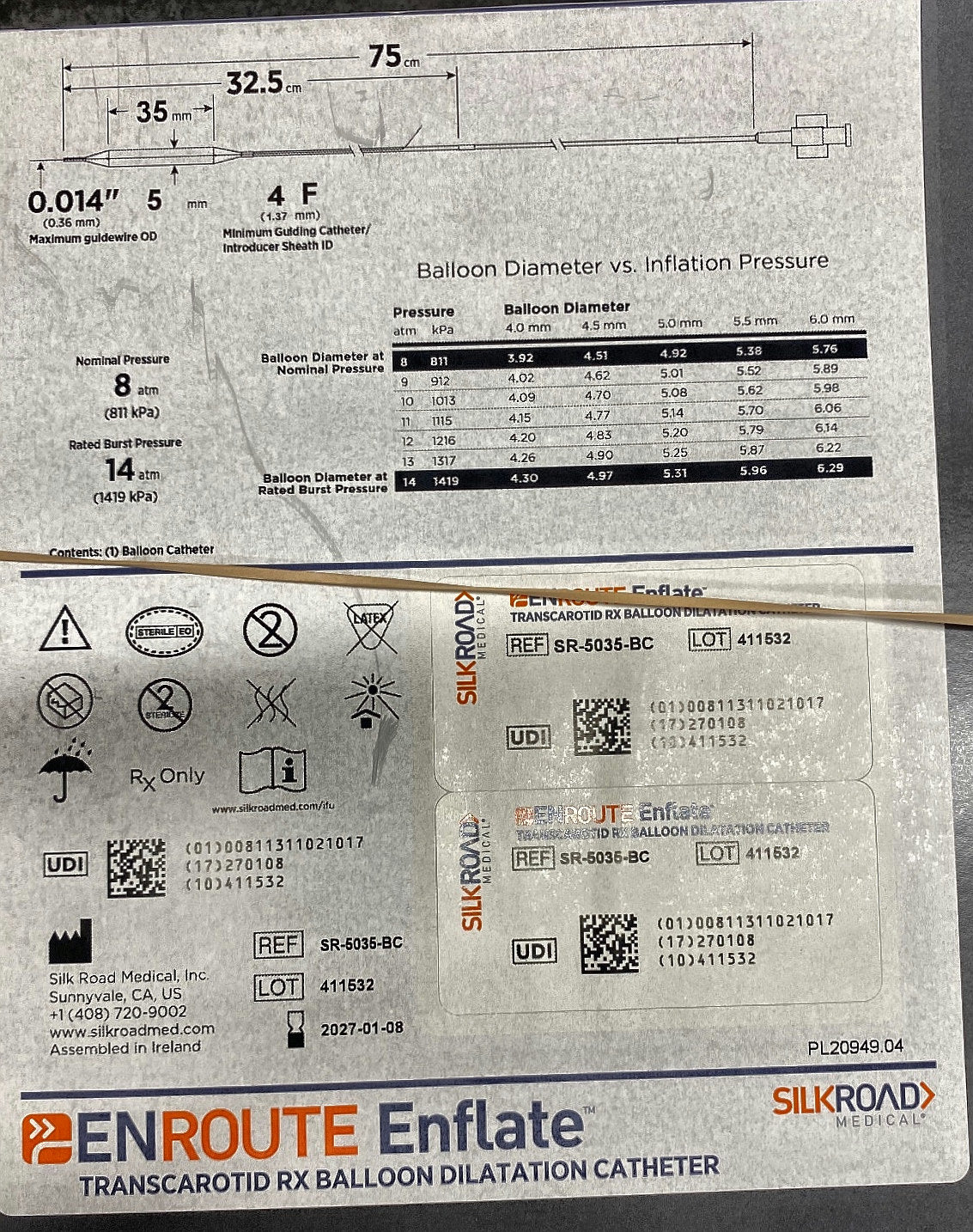 SR-5035-BC - SILKROAD MEDICAL - 5mm X 35mm, (BX/1)