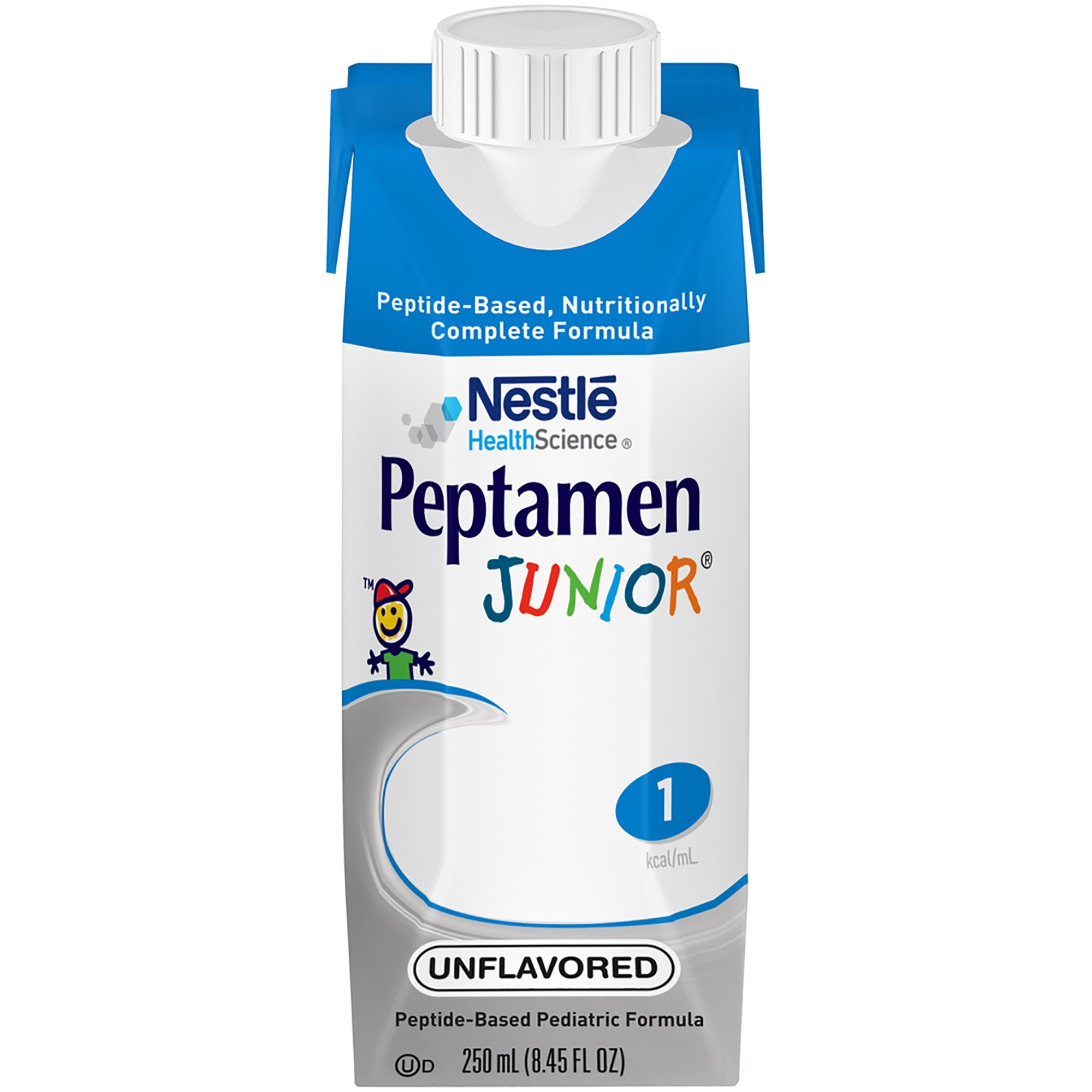 422198 - Peptamen - Peptamen Junior Pediatric Tube Feeding Formula, Whey Protein, Unflavored, 250 mL, 250 Calories, Case of 24, (CS)
