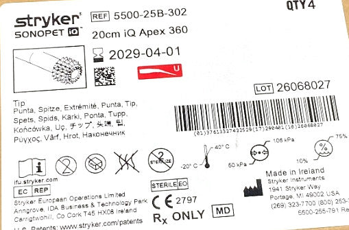 5500-25B-302 - STRYKER - 20cm iQ Apex 360, (BX/4)