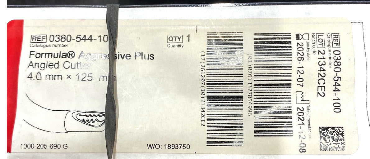 0380-544-100 + 0380544100 - STRYKER - Aggressive Plus, Angled Cutter, (EA/1)