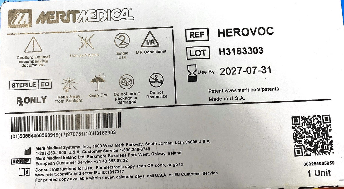 HEROVOC - MERIT MEDICAL - HeRO®, (BX/1)