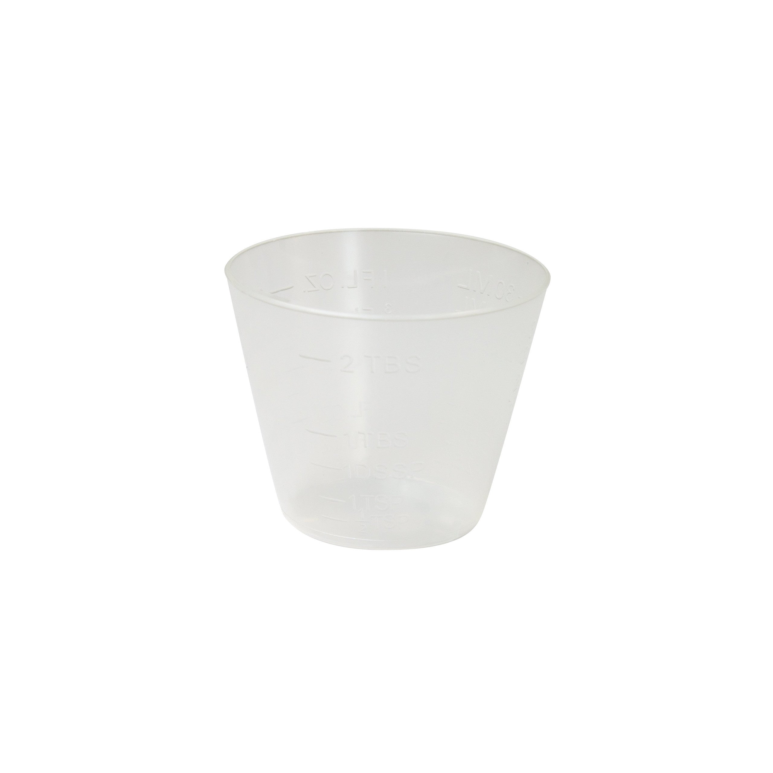 768926 - Dynarex - Dynarex Medicine Cup 1 oz Clear Plastic, Nonsterile, 4252, Bag of 100, (BG)