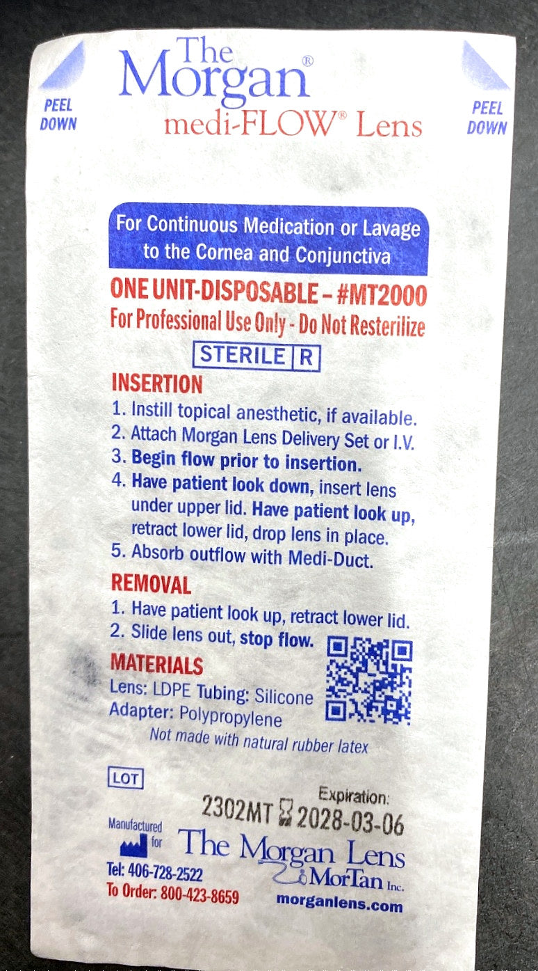 MT2000 - THE MORGAN LENS - Instill topical anesthetic, (EA/1)