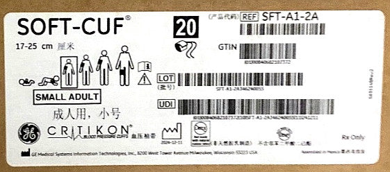 SFT-A1-2A - GE - Soft-cuf small adult, (BX/20)