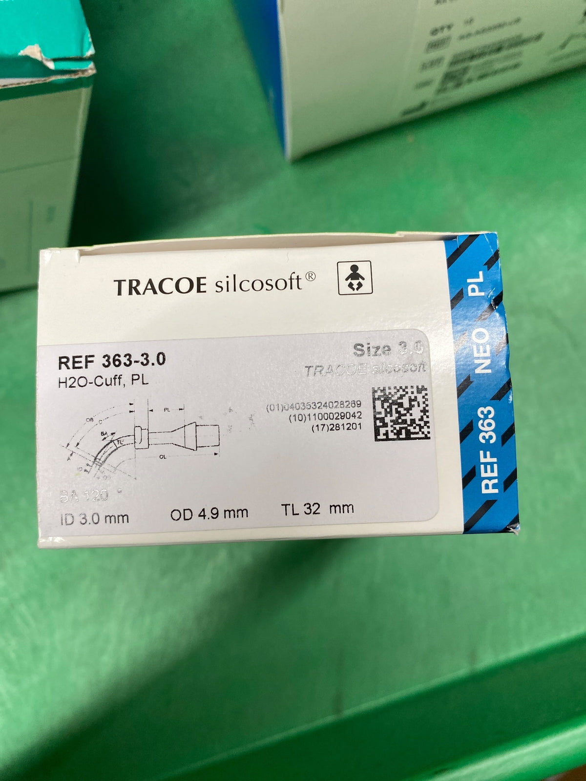 363-3.0 - TRACOE - Tracheostomy Tube for neonates and infants, (BX/1)
