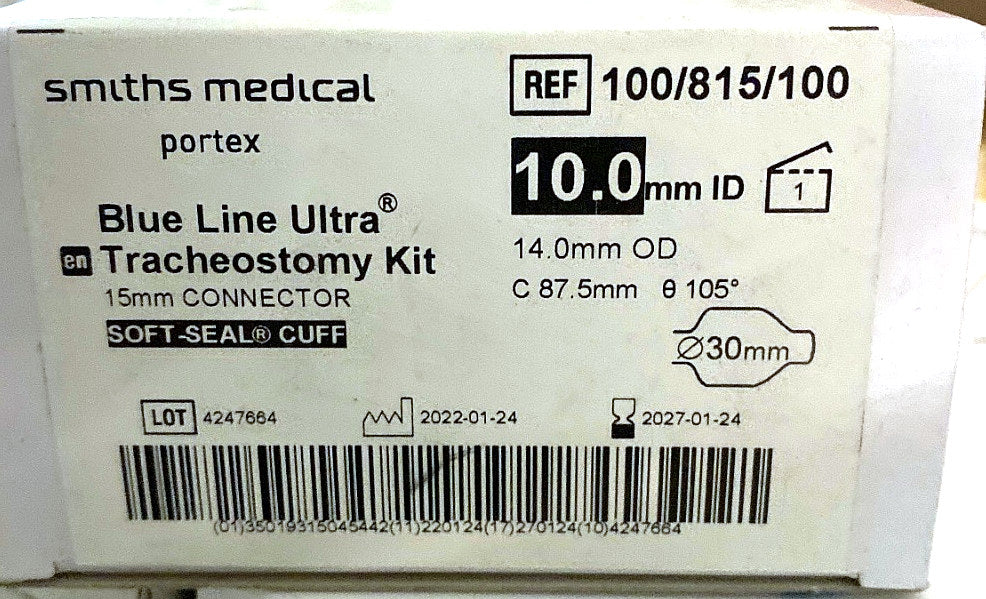 100/815/100 - SMITHS MEDICAL - Portex, (BX/1)