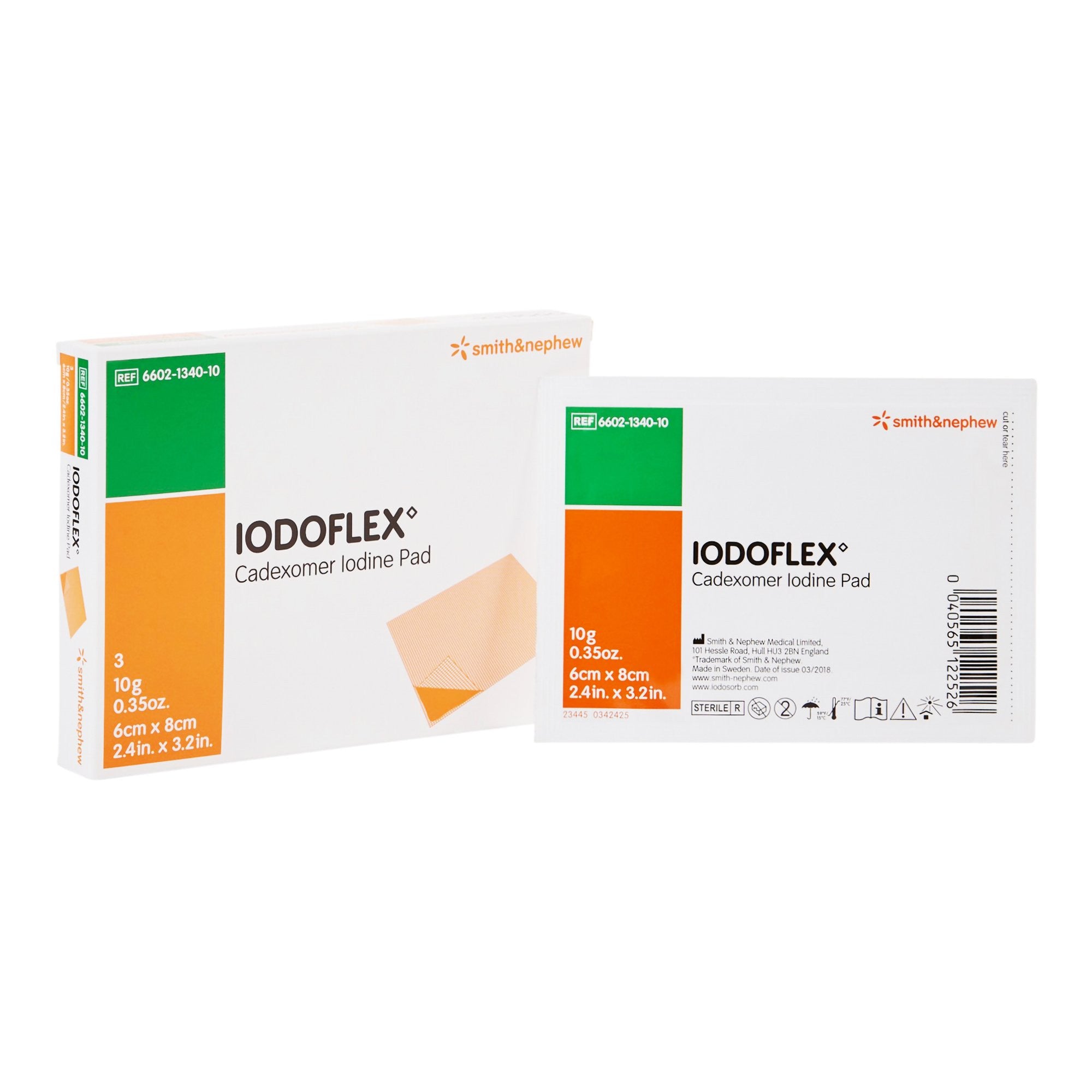 549317 - Iodoflex Pad - Iodoflex Pad Iodophor Impregnated Dressing Rectangle 2-1/8 X 3 in Sterile Pack of 1, (EA)