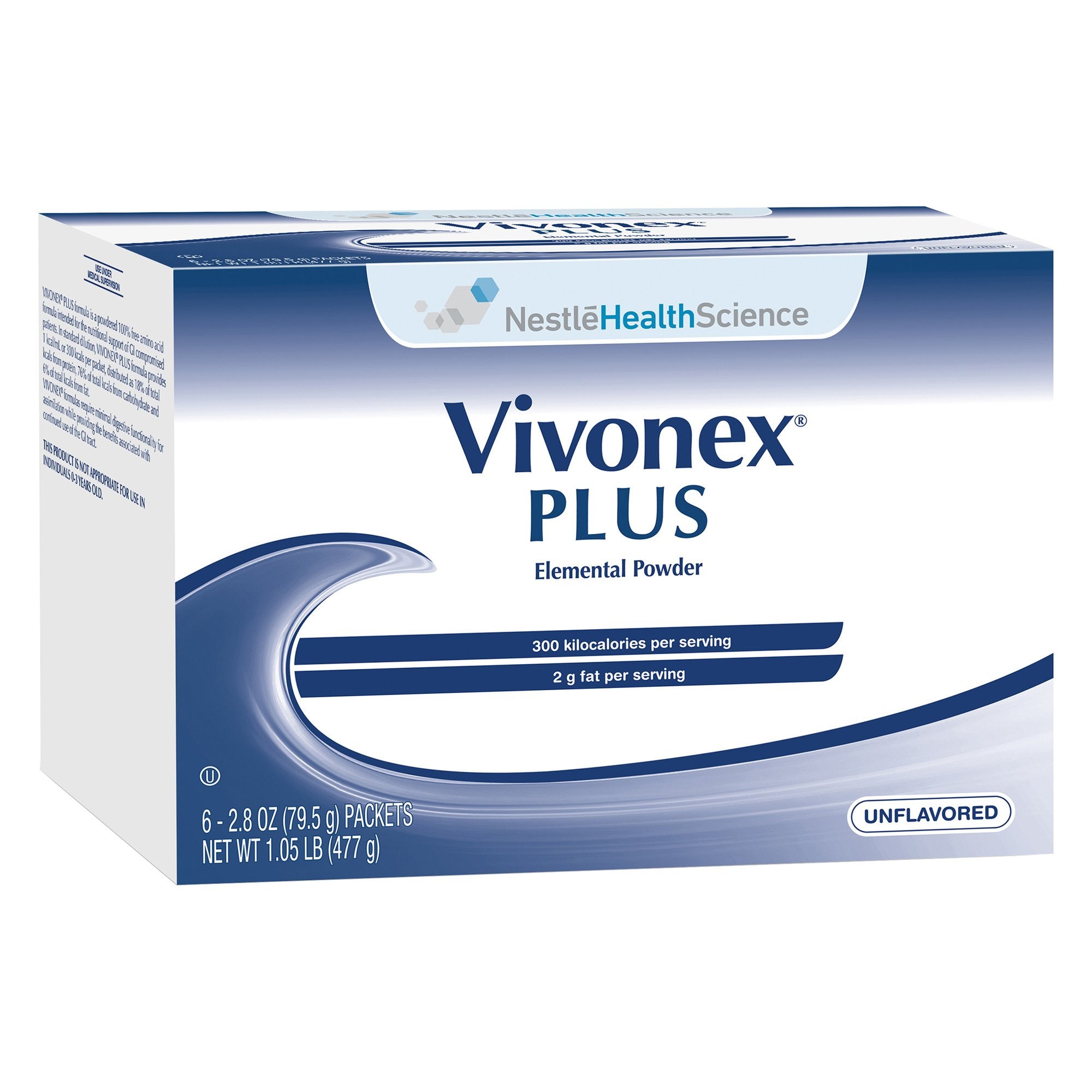 746869 - Vivonex - Vivonex Plus Oral Supplement Unflavored Powder 2.8 oz. Individual Packet, Case of 36, (CS)