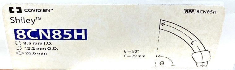 8CN85H - COVIDIEN - Adult Flexible Tracheostomy Tube with TaperGuard Cuff Disposable Inner Cannula, (BX/1)